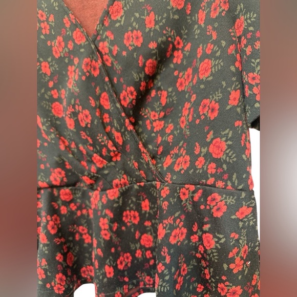 Meadow Rue Anthropologie Women Blouse Top Shirt Floral - Picture 3 of 5